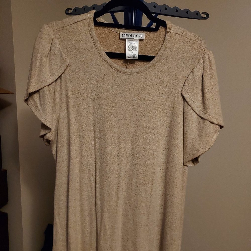 Meri Skye short sleeve summer sweater NWOT